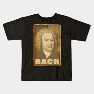 Johann Sebastin Bach Propagand pop art Kids T-Shirt